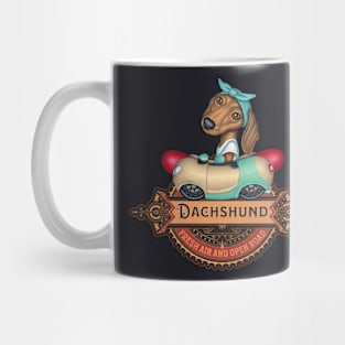 Dachshund Open Road Mug